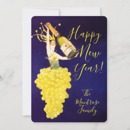New Year Card | Champagne Grapes シーズンカード