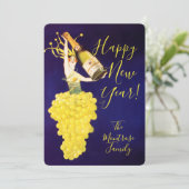 New Year Card | Champagne Grapes シーズンカード (スタンド正面)