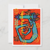 New year card for the year of dragon (Nengajo) ノート (正面)