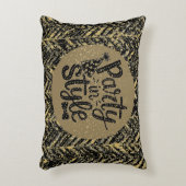 New Year Celebrate,Party in Style,Black Gold  Art アクセントクッション (正面(垂直))