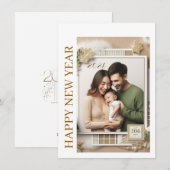 New Year Celebration Card | Couple Wishes Card シーズンカード (正面/裏面)