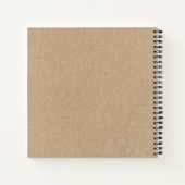 New Year Chapter Wildflower Minimalist Name ノートブック (裏面)