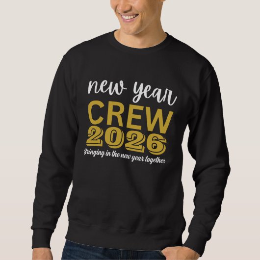 New Year Crew 2026 スウェットシャツ (正面)