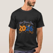 New Year Crew 2026 Fireworks Celebration  Tシャツ (正面)
