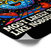 New Year Crew Most Likely To Dance Retro Party  ポスター (角)