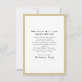 New Year Custom Thank You Card | 2026 Greeting サンキューカード (裏面)