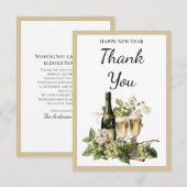 New Year Custom Thank You Card | 2026 Greeting サンキューカード (正面/裏面)
