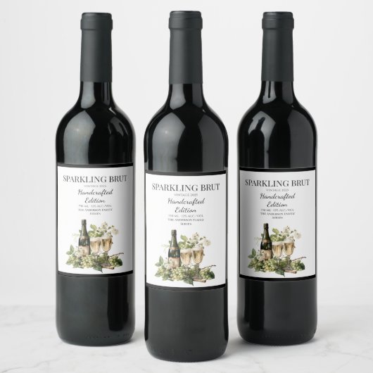 New Year Custom Wine Label | 2026 Bottle Label ワインラベル (ボトル)