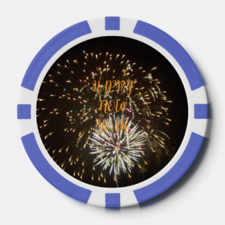 New Year Eve Party Decoration / Favor - Fireworks ポーカーチップ