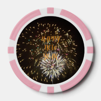 New Year Eve Party Decoration / Favor - Fireworks ポーカーチップ