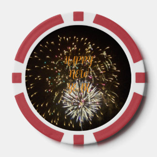 New Year Eve Party Decoration / Favor - Fireworks ポーカーチップ