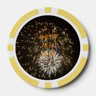 New Year Eve Party Decoration / Favor - Fireworks ポーカーチップ
