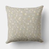 New Year Family Keepsake Pillow – Gold Hearts クッション (裏面)