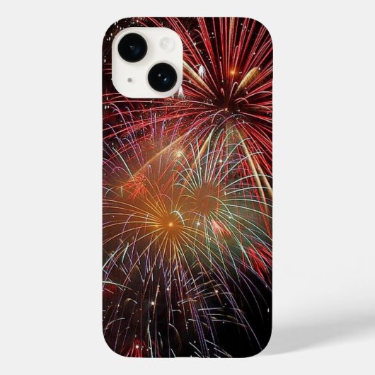 New Year Fireworks Sparkles  Case-Mate iPhoneケース (裏面)