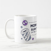 New Year Gift for Tired Moms, Zero Sleep! コーヒーマグカップ (左)