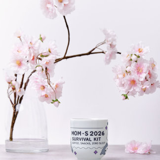 New Year Gift for Tired Moms, Zero Sleep! コーヒーマグカップ