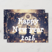 New year greeting 2026 シーズンカード (正面/裏面)