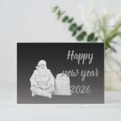 New year greeting calm サンキューカード (スタンド正面)