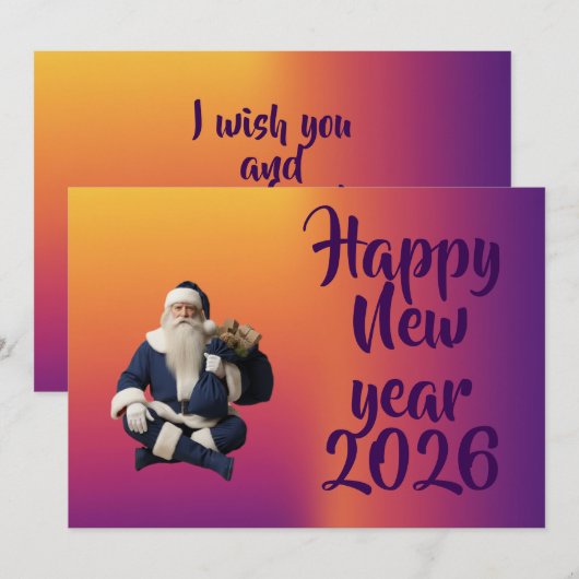 New year greeting card  シーズンカード (正面/裏面)