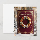 New Year Greeting Card シーズンカード (正面/裏面)