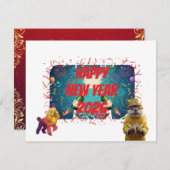 New year greeting lol シーズンカード (正面/裏面)