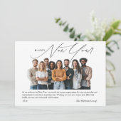 New Year Greetings Photo with Art Deco Greeting 招待状 (スタンド正面)
