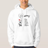NEW YEAR hoodies trendy fun cool パーカ (正面)