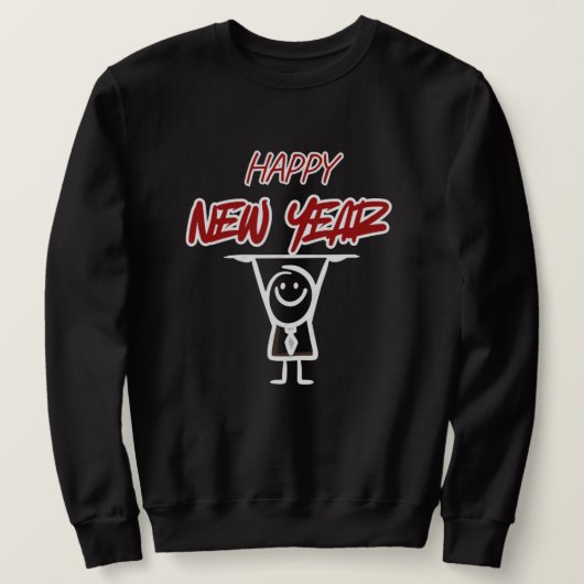 NEW YEAR hoodies trendy stylish modern 2026 スウェットシャツ (デザイン正面)
