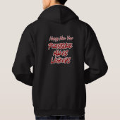 NEW YEAR hoodies trendy stylish modern 2026 パーカ (裏面)