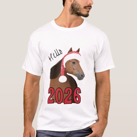 New Year horse Tシャツ (正面)