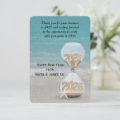 New Year Hourglass 2025ビジネスのお客様へ カード (スタンド正面)