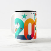 new year mug  ツートーンマグカップ (正面左)