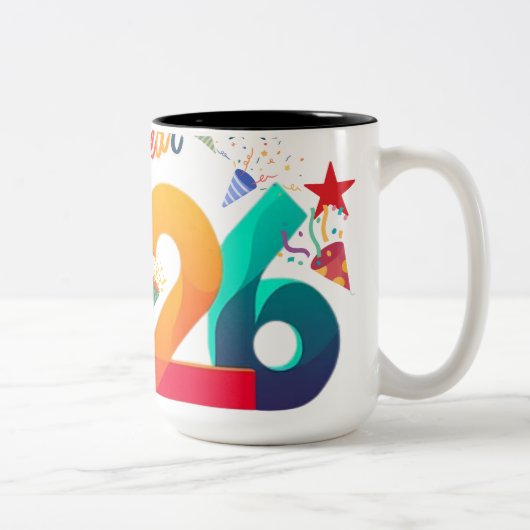 new year mug  ツートーンマグカップ (右)