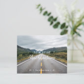 New Year New Adventures | Photo Holiday Postcard シーズンポストカード (スタンド正面)