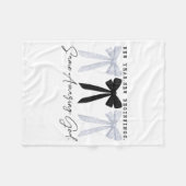 New Year New Beginnings Same Amazing God Coquette  フリースブランケット (正面(横))