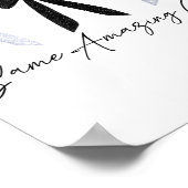 New Year New Beginnings Same Amazing God Coquette  ポスター (角)