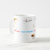 New Year New Chapter Same Coffee Obsession - Four コーヒーマグカップ (正面左)