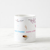 New Year New Chapter Same Coffee Obsession - Four コーヒーマグカップ (中央)