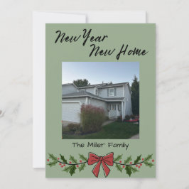 New Year New Home Christmas Card シーズンカード