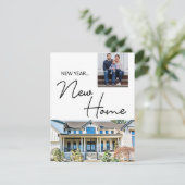 New Year New Home Moving Announcement photos シーズンカード (スタンド正面)