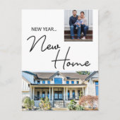 New Year New Home Moving Announcement photos シーズンポストカード (正面)