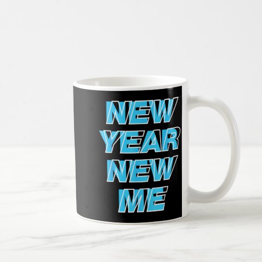 New Year New Me コーヒーマグカップ (右)