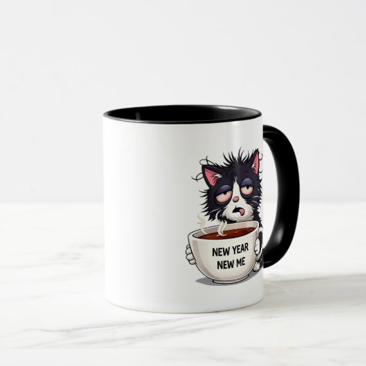 new year, new me マグカップ (正面右)