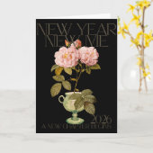 New Year New Me 2026 Floral Aesthetic A New Chapte カード (黄色い花)