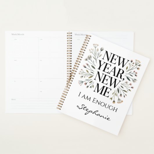 New Year, New Me Affirmation Planner プランナー手帳 (ディスプレー)