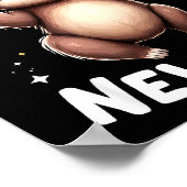 New Year New Me Funny Fitness Workout Gym Sloth We ポスター (角)