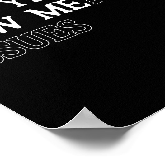 New Year New Me_mental Issues Funny New Year Resol ポスター (角)