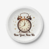 New Year New Me Plates ペーパープレート (正面)
