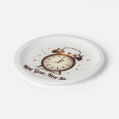 New Year New Me Plates ペーパープレート (アングル)