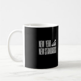 New Year New Standard — Minimalist Motivation MUG コーヒーマグカップ
